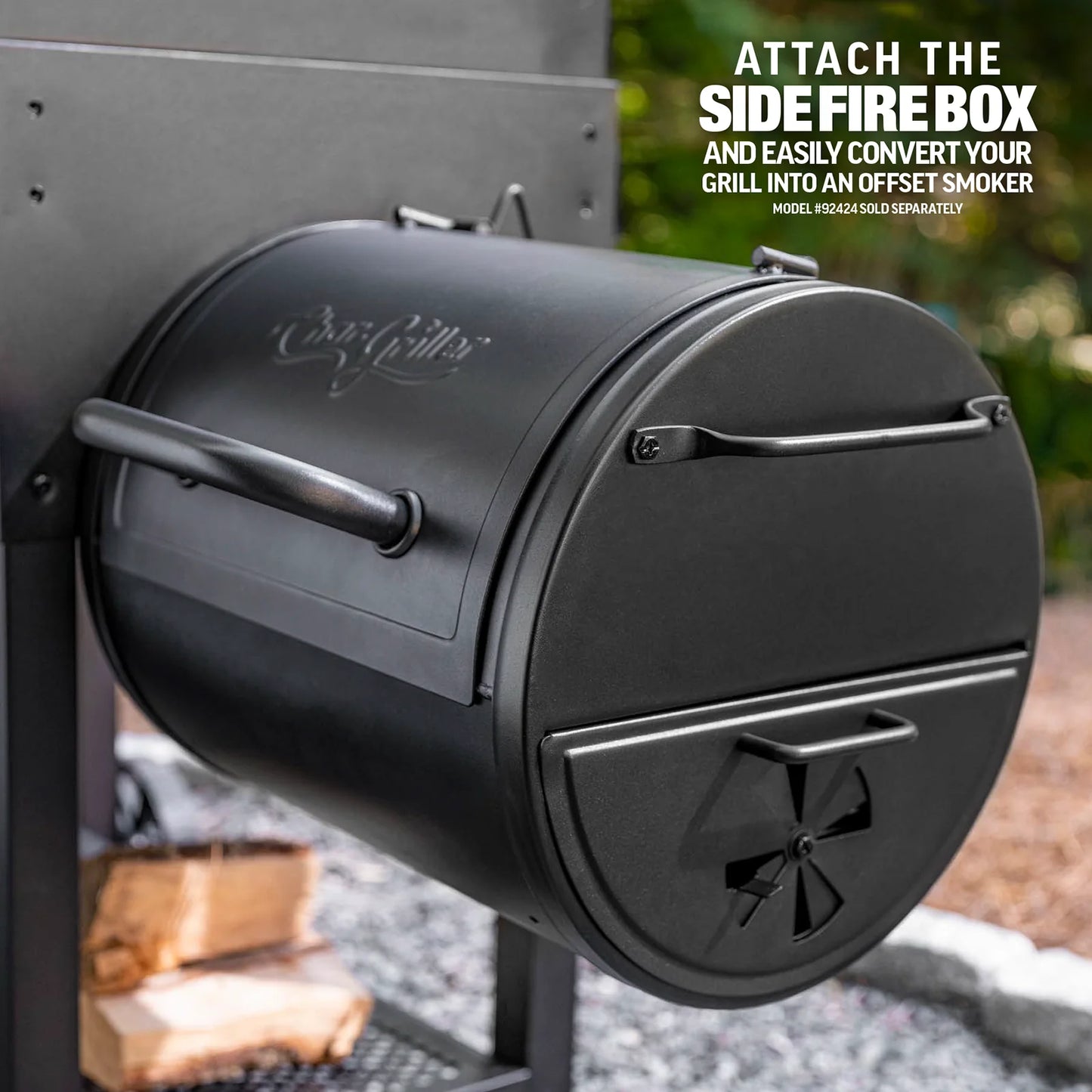 Traditionell kolgrill