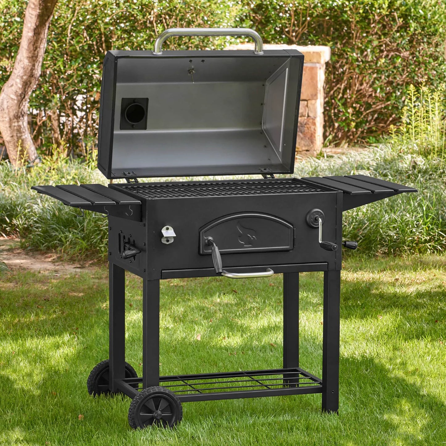 Traditionell kolgrill