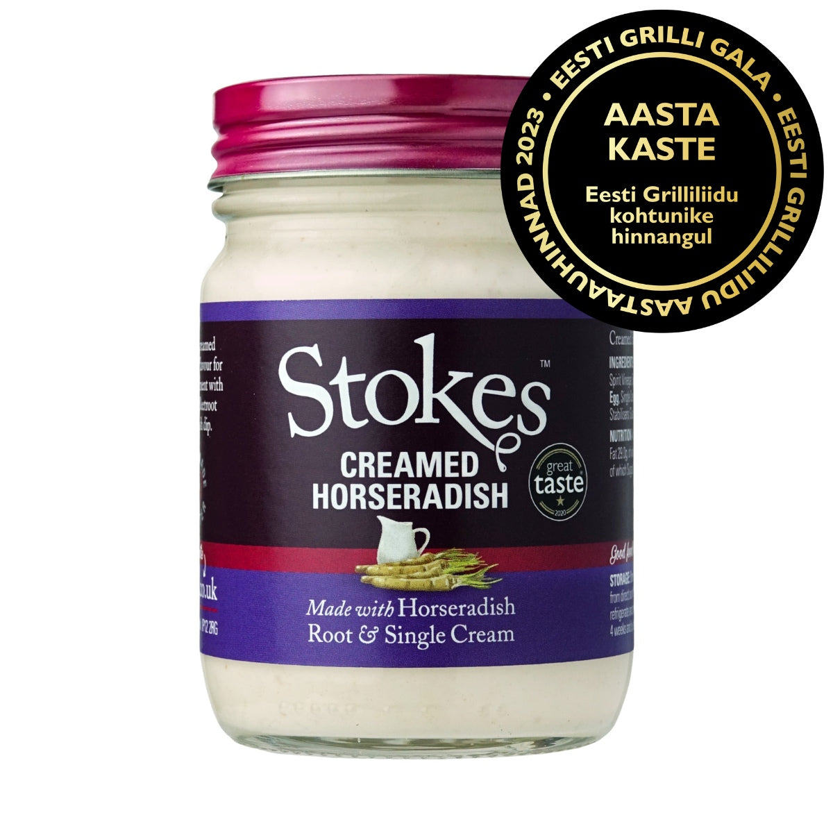 Stokes gräddad pepparrotsås 220g