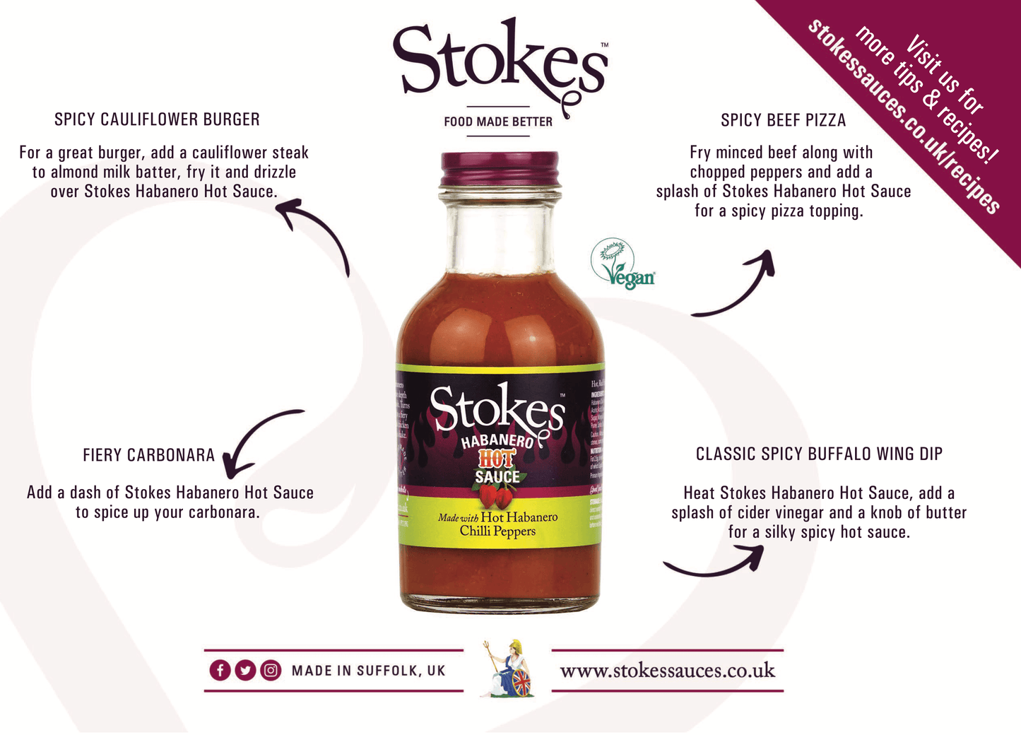 Stokes HABANERO hot sauce 285g