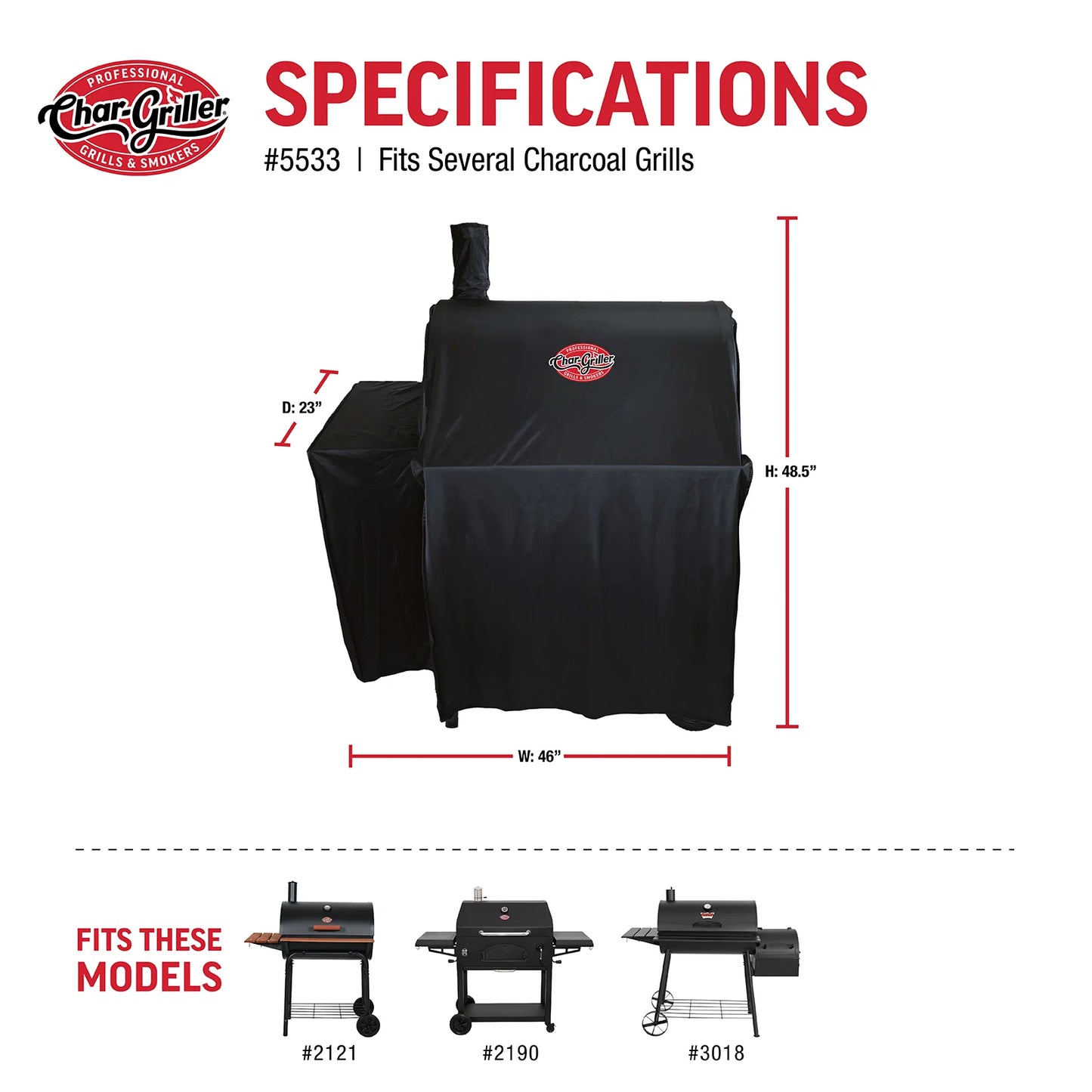 Char-Griller Universal grillöverdrag