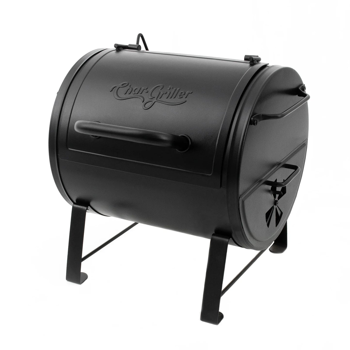 Bärbar kolgrill och sidobrännare