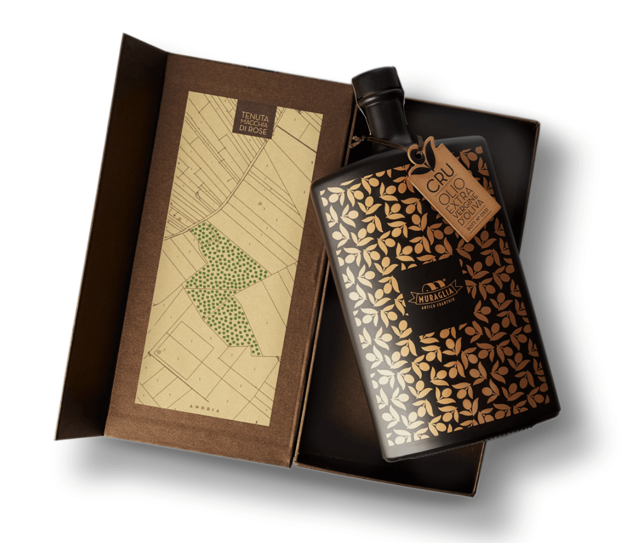 Italian extra virgin olive oil in gift box "Muraglia GRAN CRU LIMITED EDITION" 500 ml