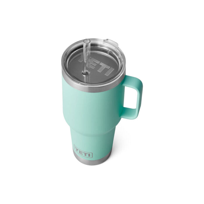 Yeti Rambler 35 Oz / 1L Straw Mug Neon Ljusgrön