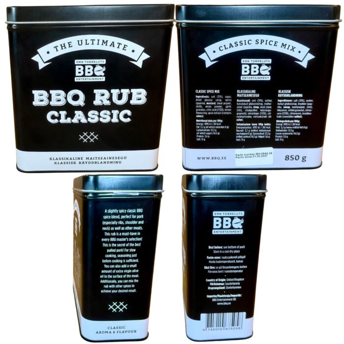 Enn Tobreluts kryddblandning BBQ RUB (klassisk) 850g