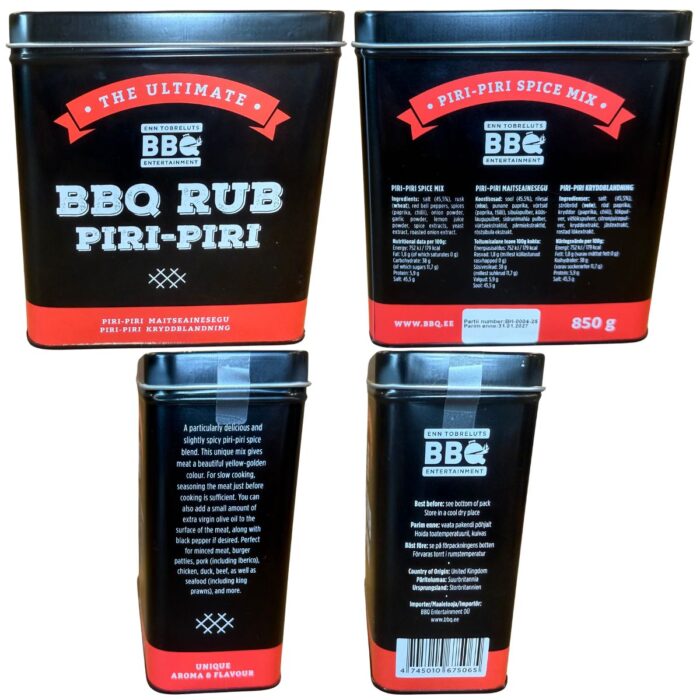 Enn Tobreluts kryddblandning BBQ RUB (piri-piri) NYHET! 850g
