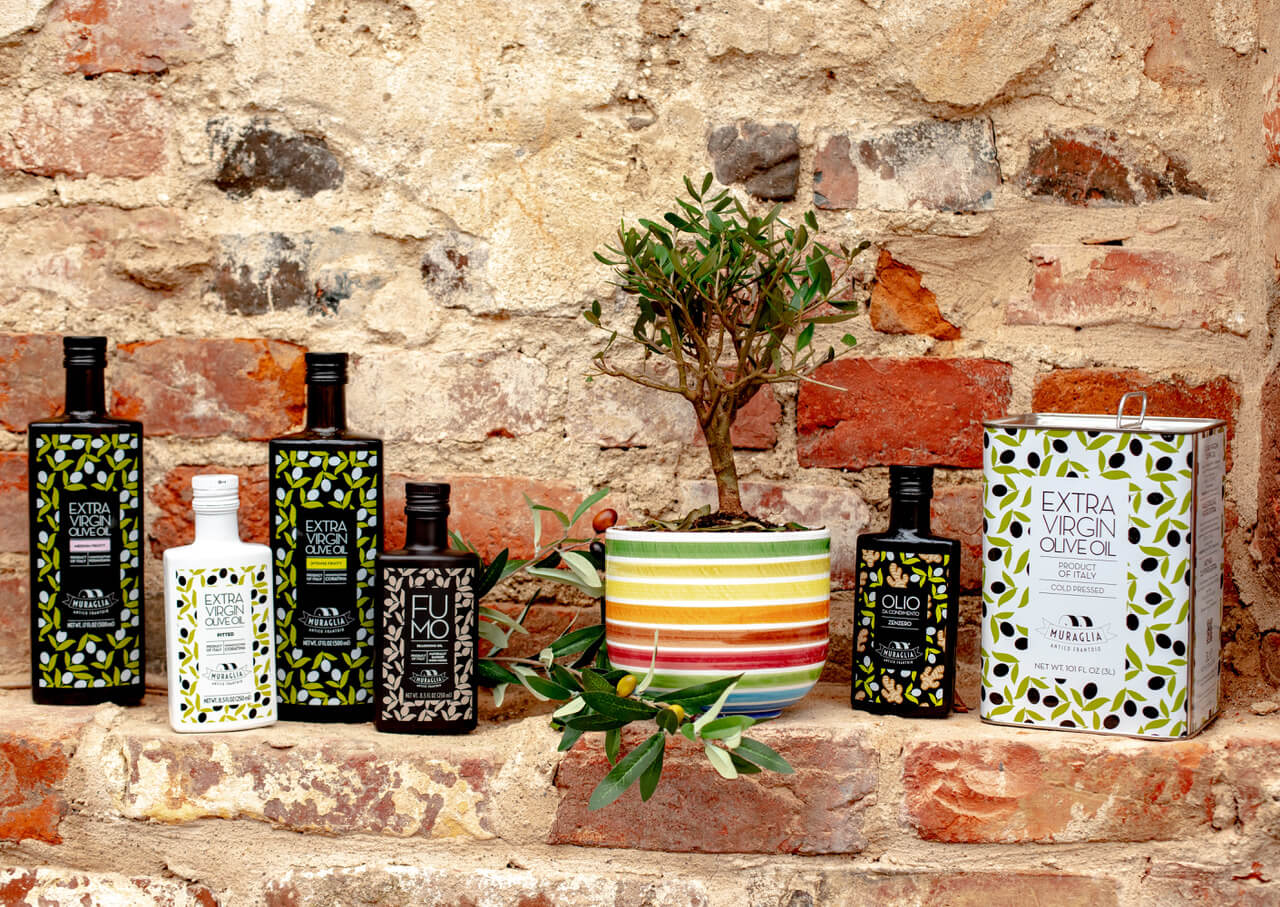 Italian extra virgin olive oil "Muraglia FUMO SMOKED" 250ml (cold smoked with natural beech wood)