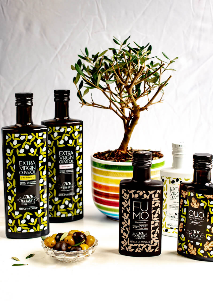 Italian extra virgin olive oil "Muraglia FUMO SMOKED" 250ml (cold smoked with natural beech wood)