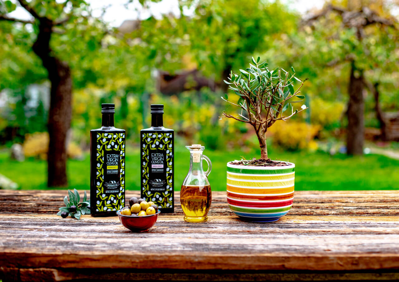 Italian extra virgin olive oil "Muraglia FUMO SMOKED" 250ml (cold smoked with natural beech wood)