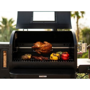 GMG LEDGE Prime™2.0 WiFi, automatisk kontroll, pelletsgrill med dubbel spänning.