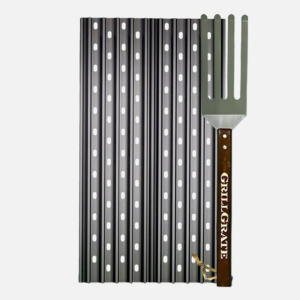 GrillGrate Anodized Aluminium Rost Test och Spatel Cpl.