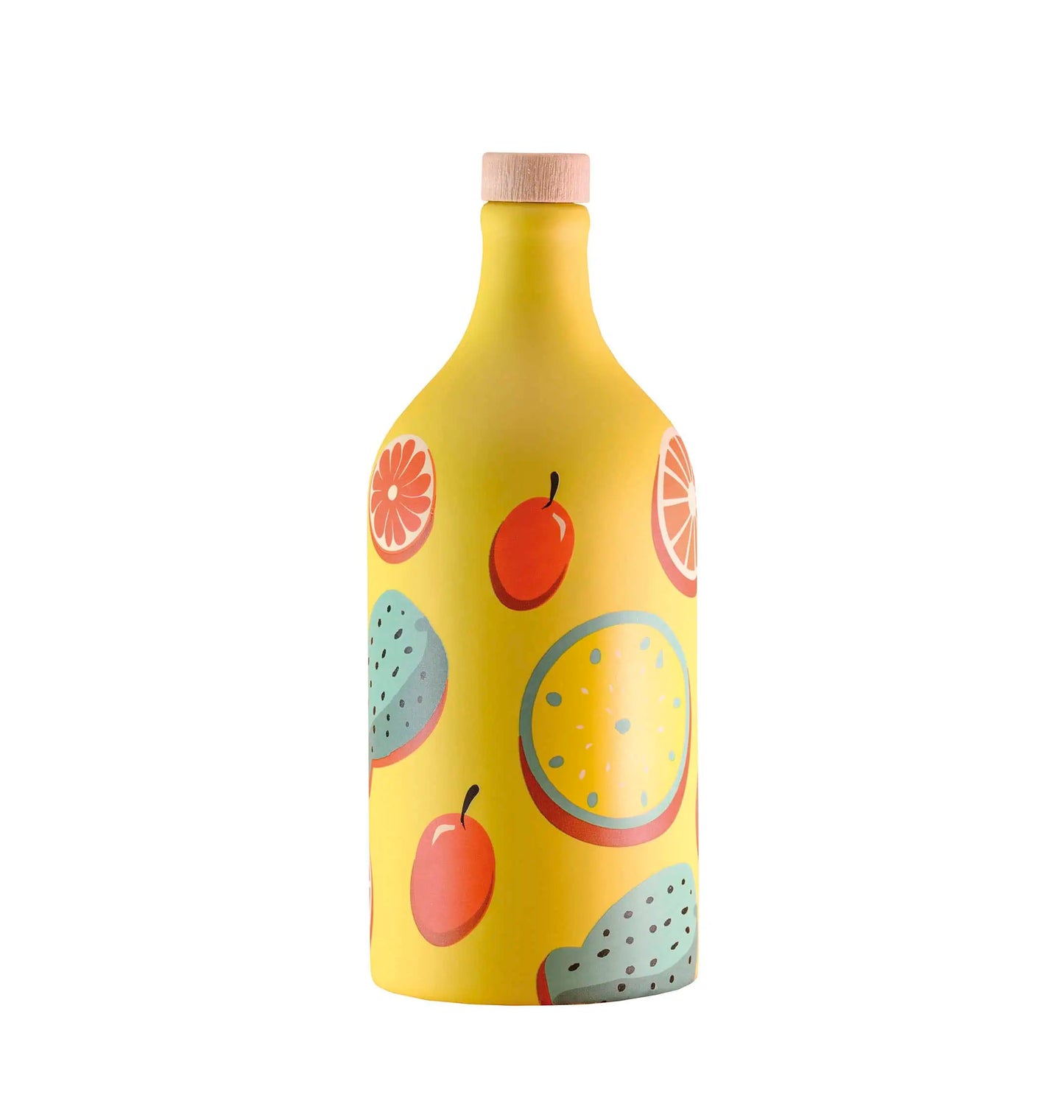 Italiensk extra virgin olivolja - Muraglia keramik Mediterraneo gul flaska "Intense Fruity" 500 ml (intensivt fruktig)