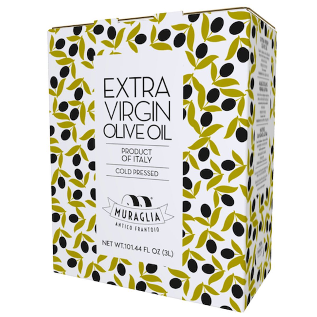 Italiensk extra virgin olivolja "Muraglia Intense Fruity" bag-in-box 3 L (intensivt fruktig)