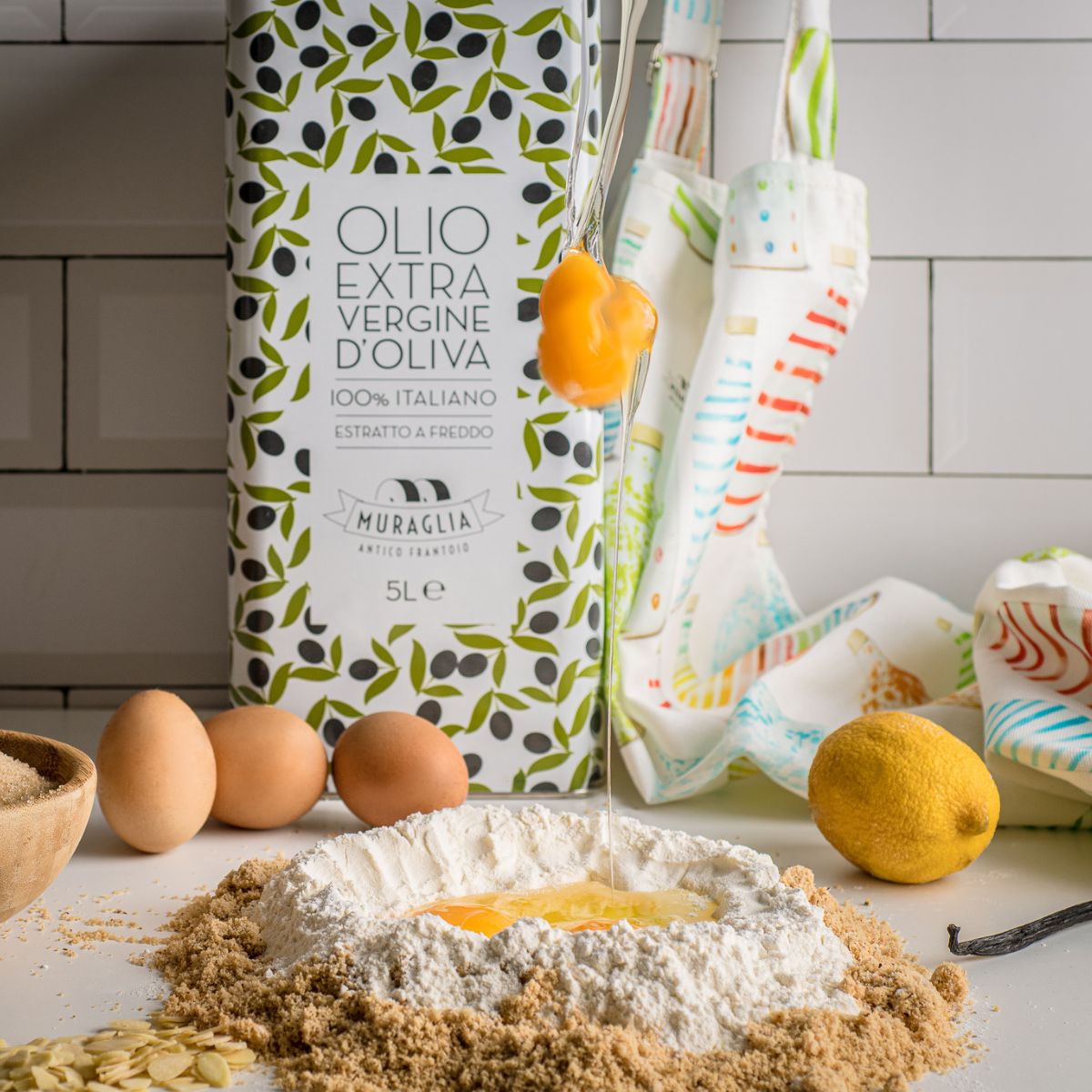 Italiensk extra virgin olivolja "Muraglia Intense Fruity" bag-in-box 5 L (intensivt fruktig)