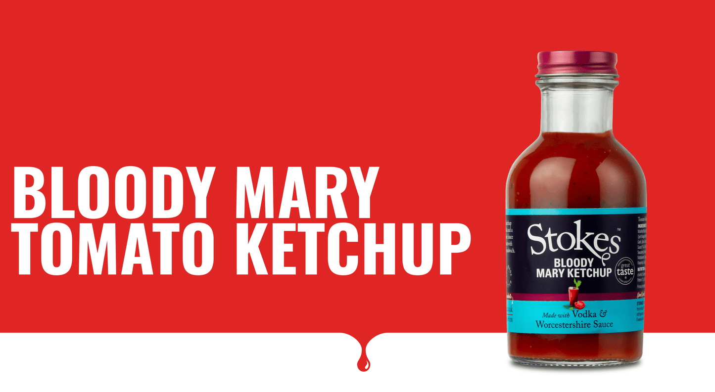 Stokes BLOODY MARY TOMATO KETCHUP with vodka and spicy sauce / Bloody Mary Tomato ketchup with vodka and spicy table sauce 300g