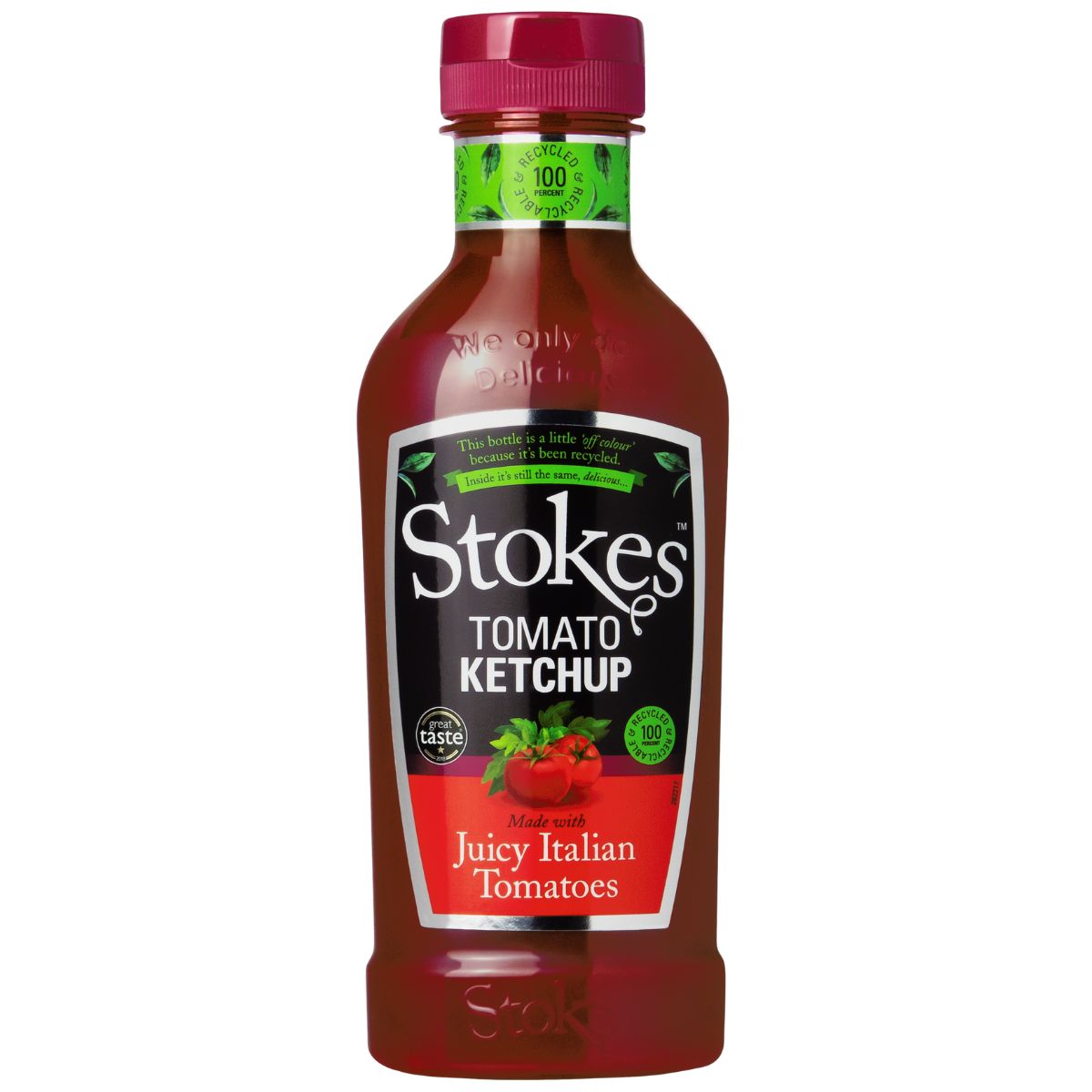 Stokes REAL TOMAT KETCHUP (pressbar flaska) 485g