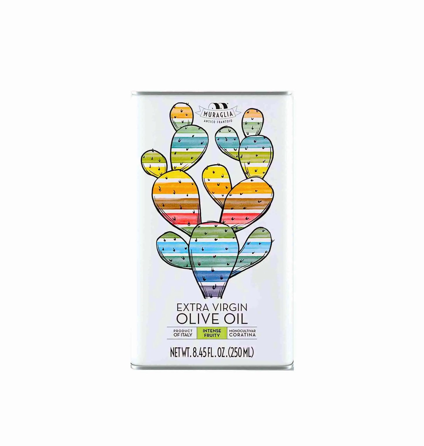 Italiensk extra virgin olivolja - Muraglia Intense Fruity "Prickly Pear Cactus" burk 250 ml (intensivt fruktig)