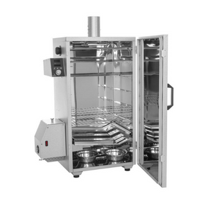 Borniak UWDT-70v1.4. Grundläggande digital, timerstyrd rökare med hölje av zink-aluminium.