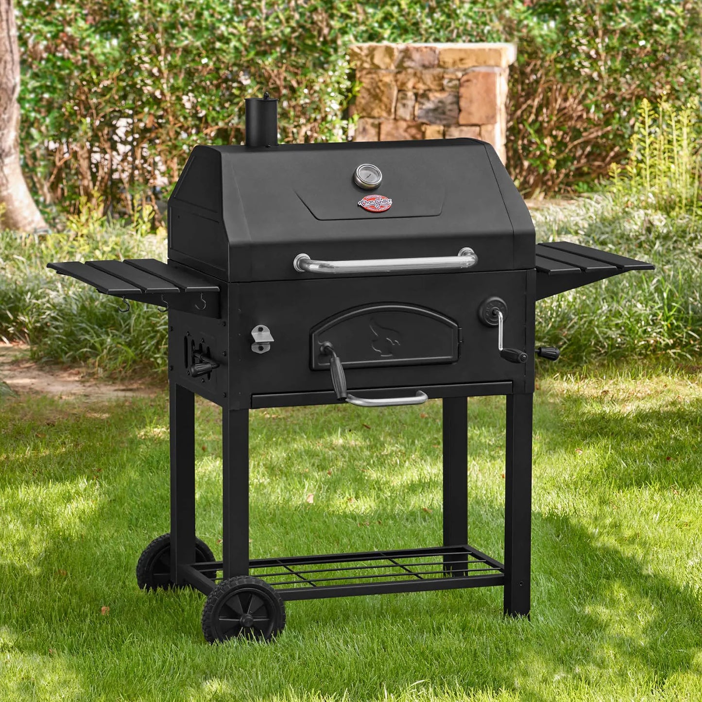 Traditionell kolgrill