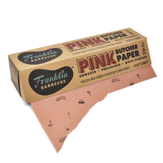 Franklin BBQ Pink Butcher Paper / bakpapper / slaktpapper (bredd 44 cm, längd 30,5 m)