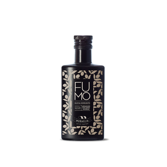 Italiensk extra virgin olivolja "Muraglia Fumo Smoked" 250ml (kallrökt med naturligt bokträ)