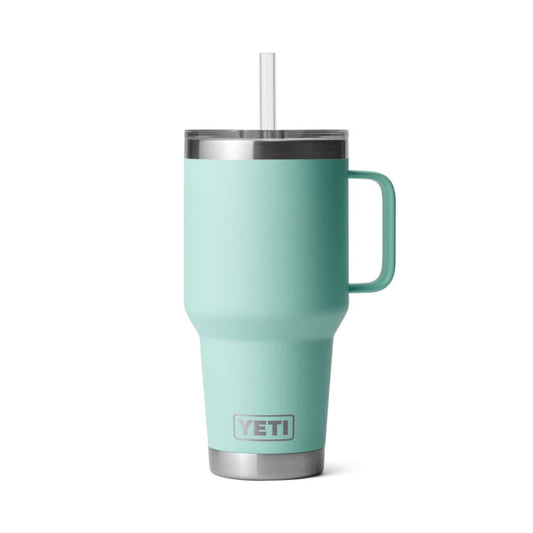Yeti Rambler 35 Oz / 1L Straw Mug Neon Ljusgrön