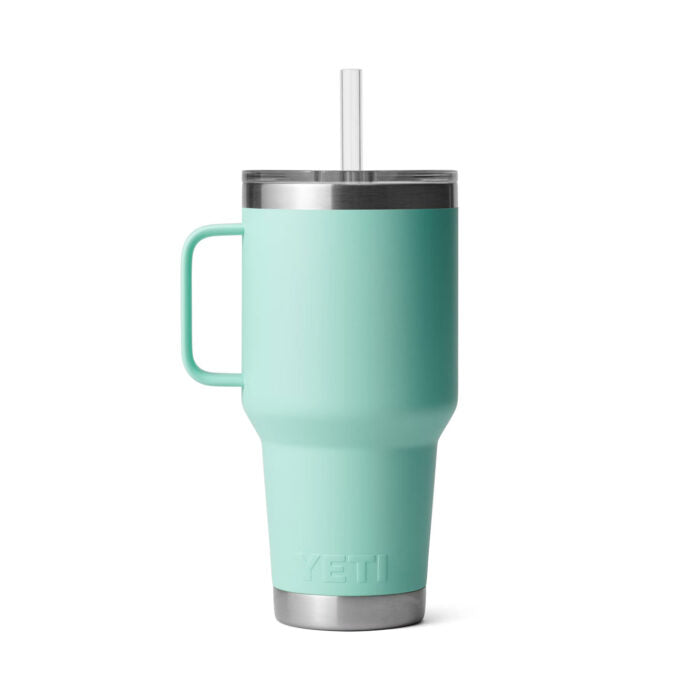 Yeti Rambler 35 Oz / 1L Straw Mug Neon Ljusgrön