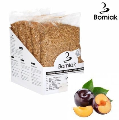 Borniak rökeri plommon flis mellanpack 5x2l