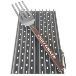 GrillGrate Anodized Aluminium Rost Test och Spatel Cpl.