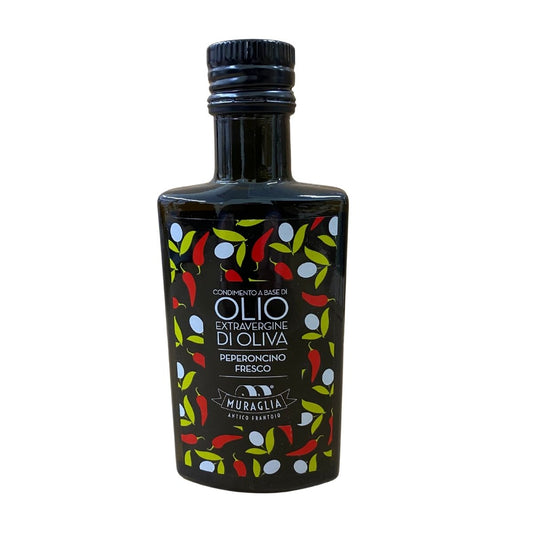 Italiensk extra virgin olivolja med chilipeppar "Muraglia PEPPER" 200 ml