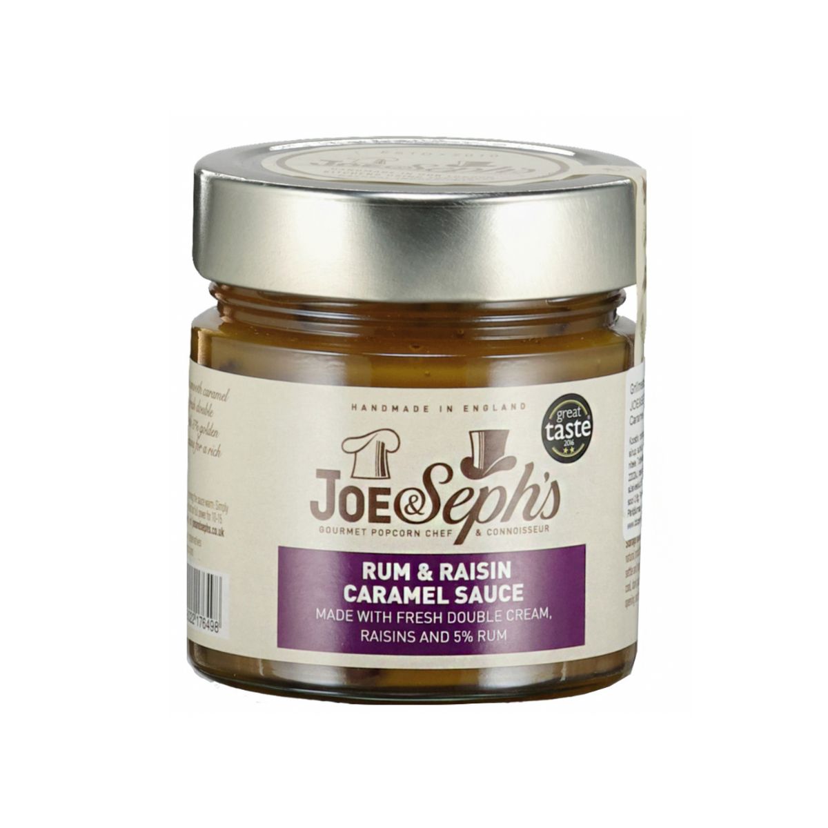 Joe&Sephs RUM-RAISIN kolasås 230g