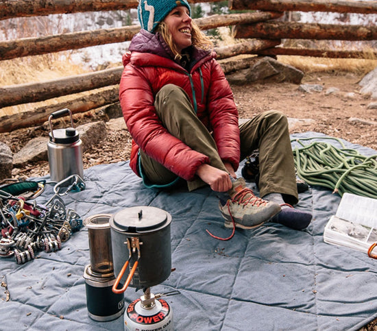 Yeti Lowlands Blanket Röd