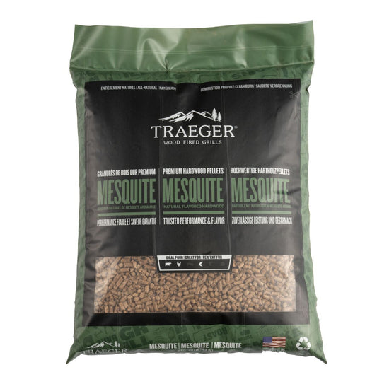 TRAEGER MESQUITE träpellets för rökare 9 kg