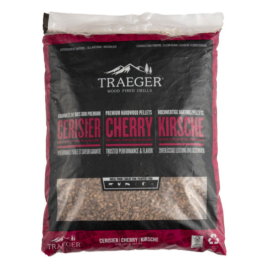 TRAEGER FSC KÖRSBÄR Träpellets för rökare 9 kg