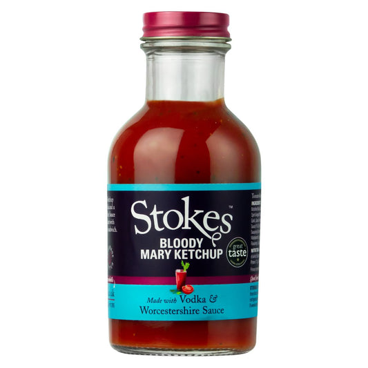 Stokes BLOODY MARY TOMATO KETCHUP with vodka and spicy sauce / Bloody Mary Tomato ketchup with vodka and spicy table sauce 300g