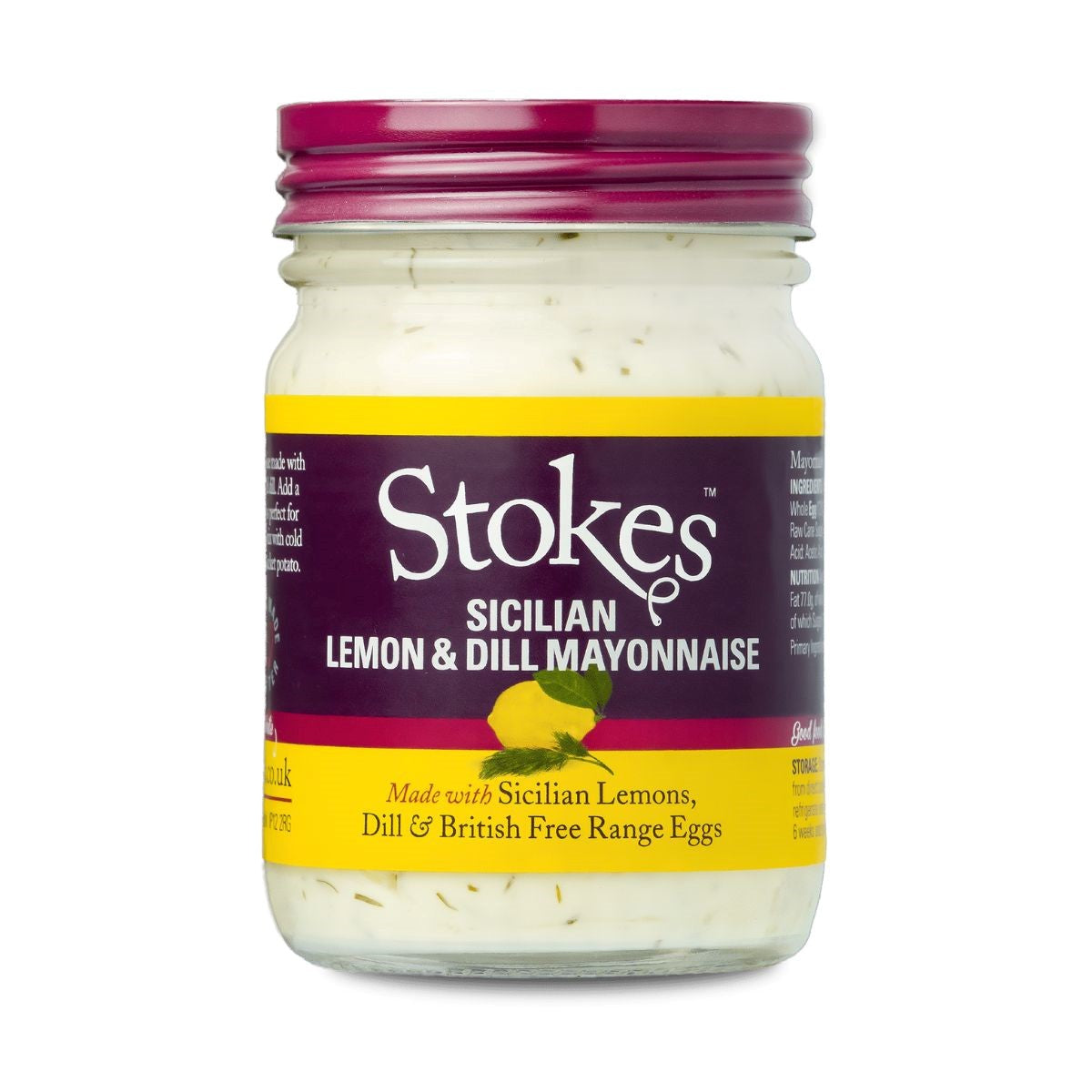 Stokes Sicilian LEMON-DILL MAYONNAISE 205g