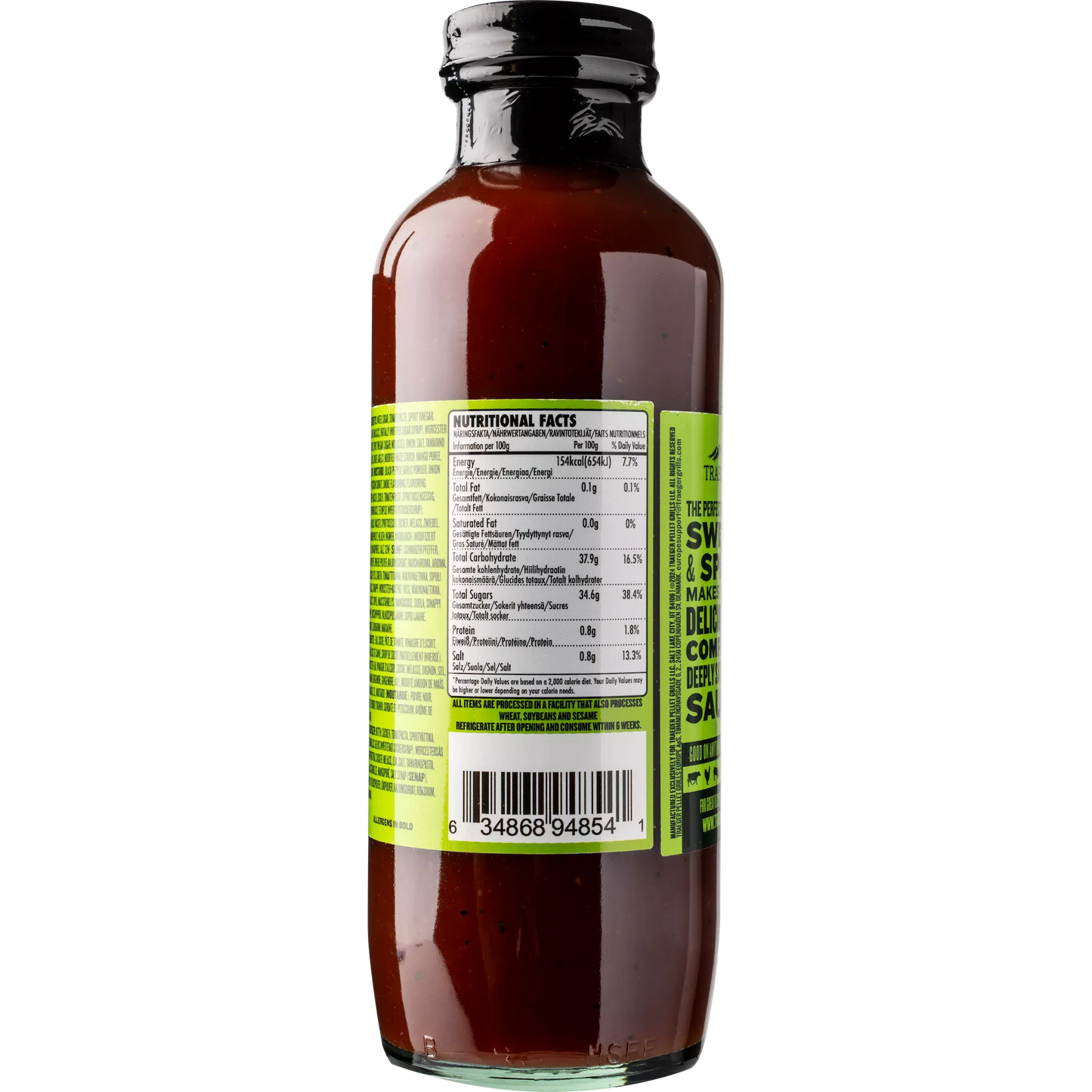 Traeger Sweet & Heat / söt & varm BBQ-sås 440ml