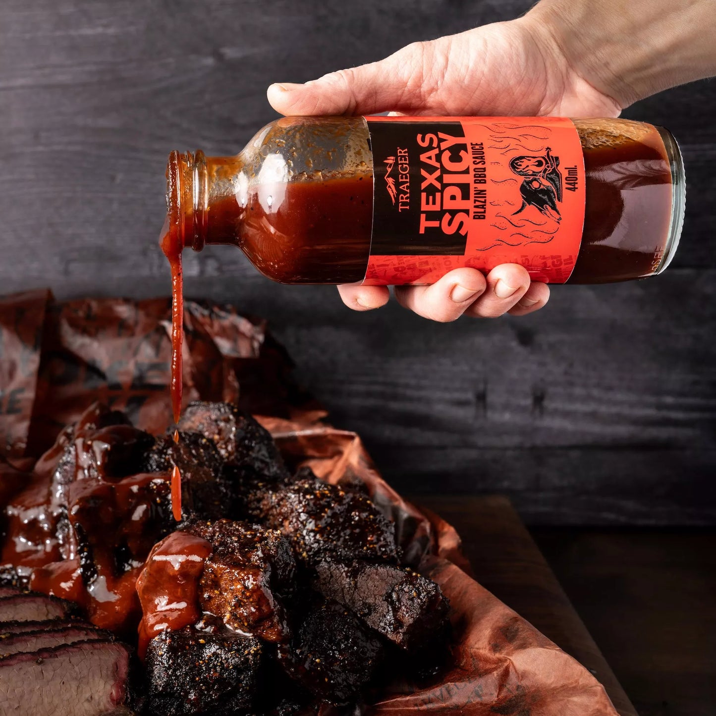 Traeger Texas Spicy BBQ-sås 440ml